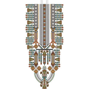 Neckline Embroidery Design