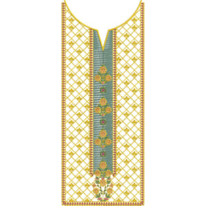Unique Neck Embroidery Design