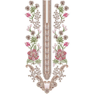 Simple Neck Embroidery Design