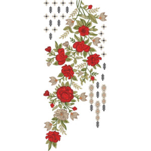 Unique Neck Embroidery Design