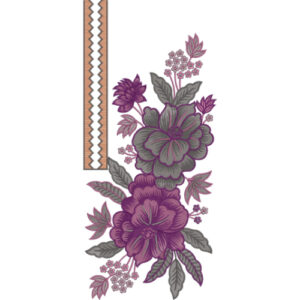 Neckline Embroidery Design