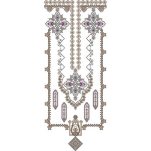 Beautiful Neck Embroidery Design