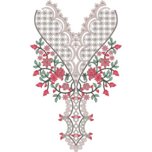 Simple Neck Embroidery Design