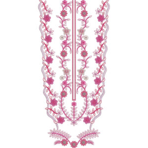 Unique Neck Embroidery Design