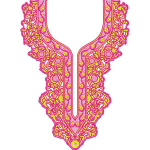Beautiful Neck Embroidery Design