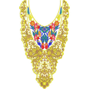 Simple Neck Embroidery Design