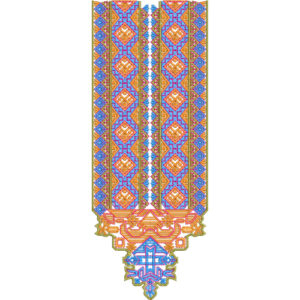 Unique Neck Embroidery Design