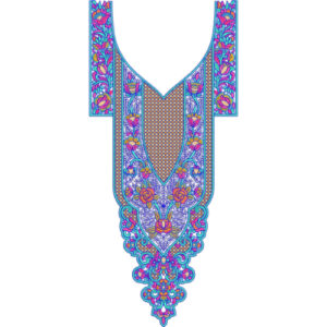 Neck Gala Embroidery Design