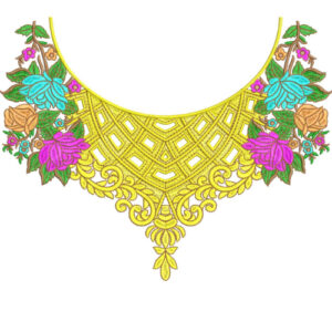 Neck Gala Embroidery Design