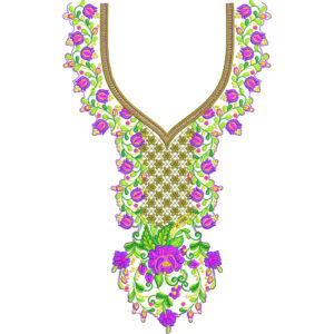 Neck Kurta Embroidery Design
