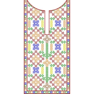 Unique Neck Embroidery Design
