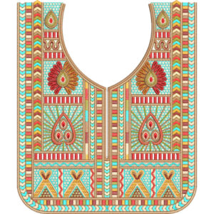 Simple Neck Embroidery Design