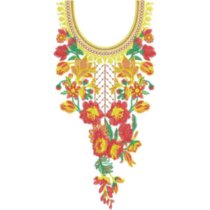 Neck Gala Embroidery Design
