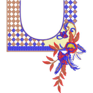Neck Kurta Embroidery Design