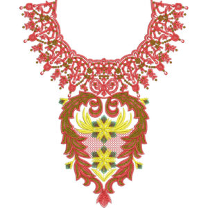 Beautiful Neck Embroidery Design