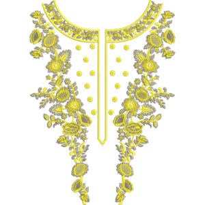 Simple Neck Embroidery Design