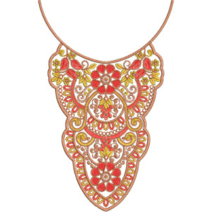 Neck Gala Embroidery Design