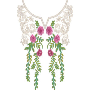 Simple Neck Embroidery Design