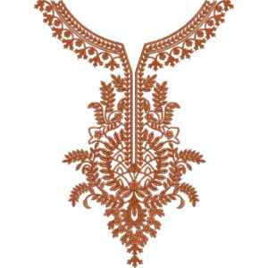 Neckline Embroidery Design