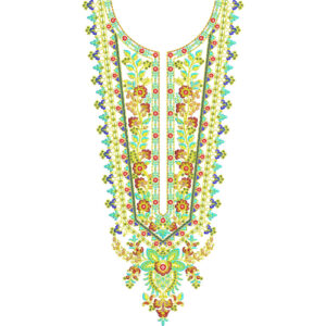 Neck Gala Embroidery Design