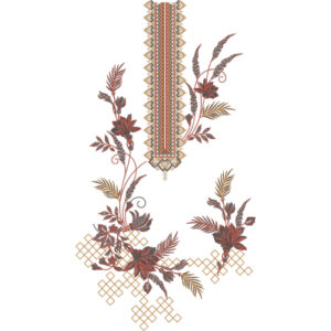 Neck Gala Embroidery Design