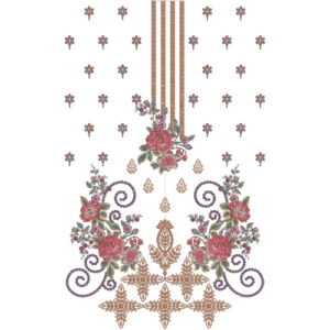 Neckline Embroidery Design