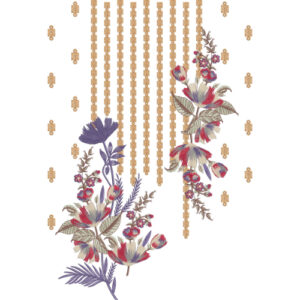 Unique Neck Embroidery Design