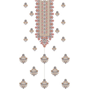 Neckline Embroidery Design