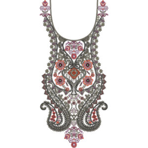 Beautiful Neck Embroidery Design