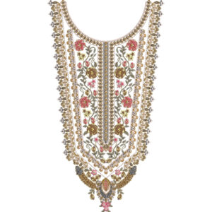 Neck Gala Embroidery Design