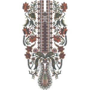 Simple Neck Embroidery Design