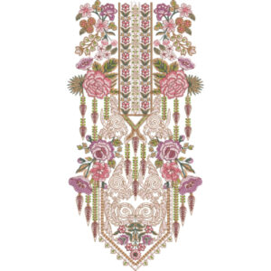 Unique Neck Embroidery Design