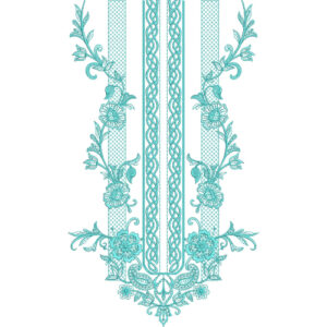 Unique Neck Embroidery Design
