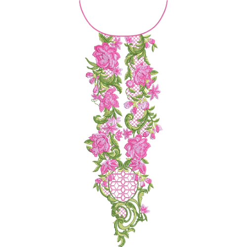 Simple Neck Embroidery Design
