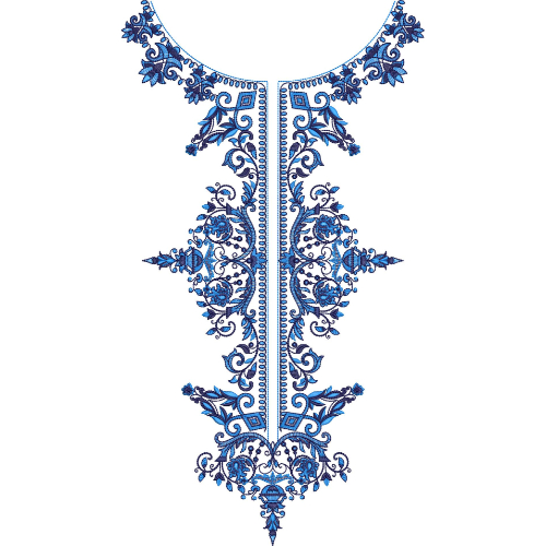 Beautiful Neck Embroidery Design