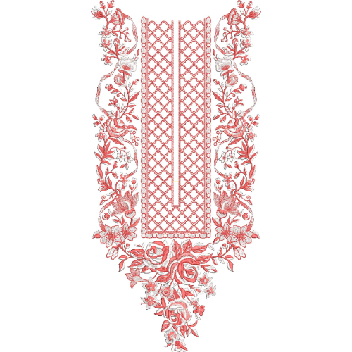 Simple Neck Embroidery Design