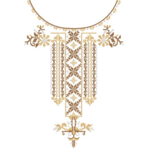 Neckline Embroidery Design