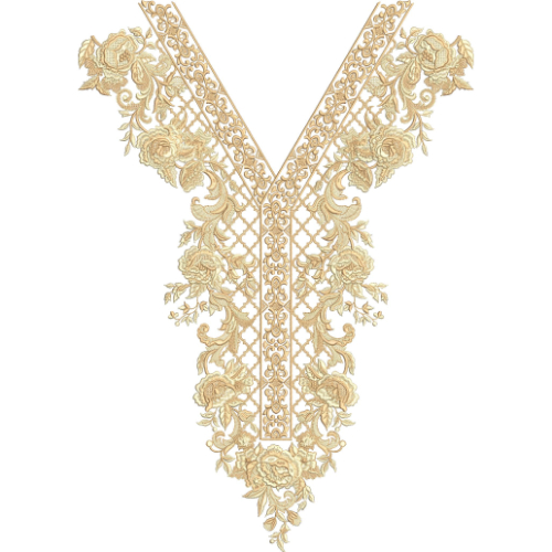 Neck Kurta Embroidery Design