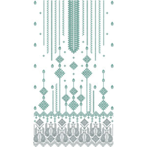 Flower Dress Embroidery Design