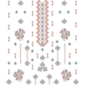 Simple Dress Embroidery Design