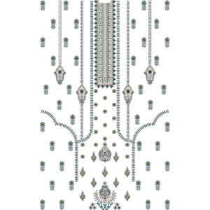 Unique dress Embroidery Design