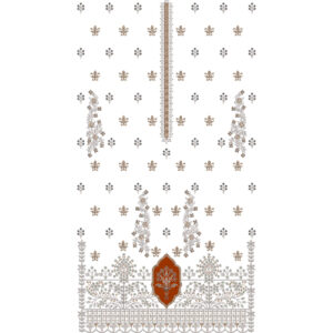 Beautiful Dress Embroidery Design