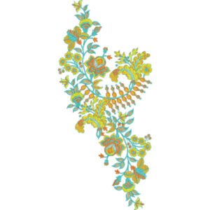 Delicate Flower Embroidery Design