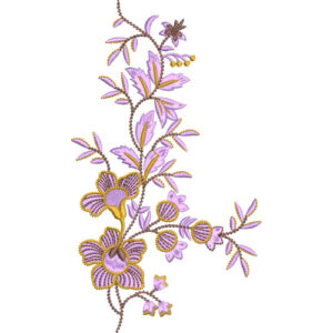 Simple Flower Embroidery Design