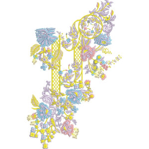 Beautiful Flower Embroidery Design