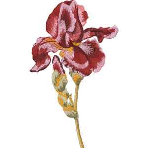 Delicate Flower Embroidery Design