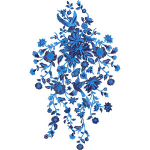 Motive Flower Embroidery Design