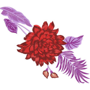 Beautiful Flower Embroidery Design