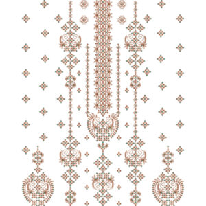 Beautiful Dress Embroidery Design