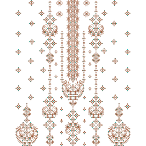 Beautiful Dress Embroidery Design